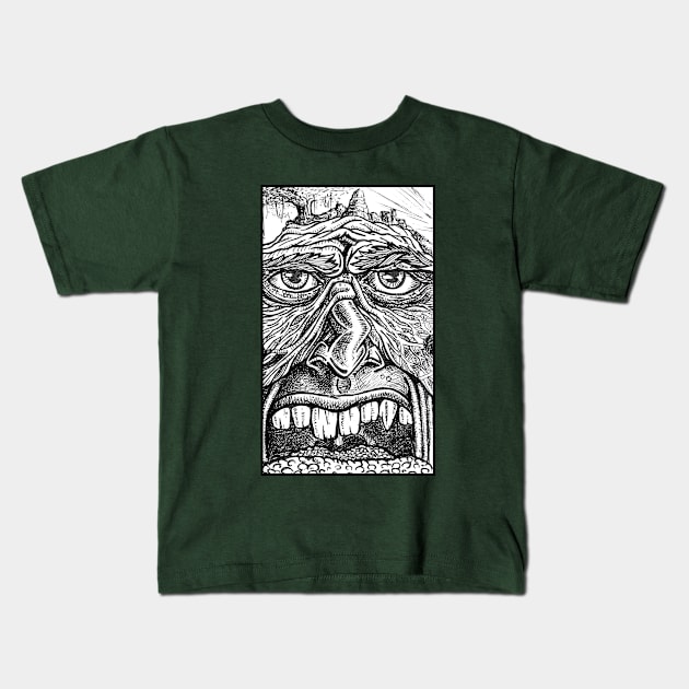 The Mountain King Kids T-Shirt by ZenithWombat